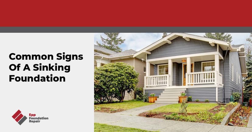 Common Signs Of A Sinking Foundation