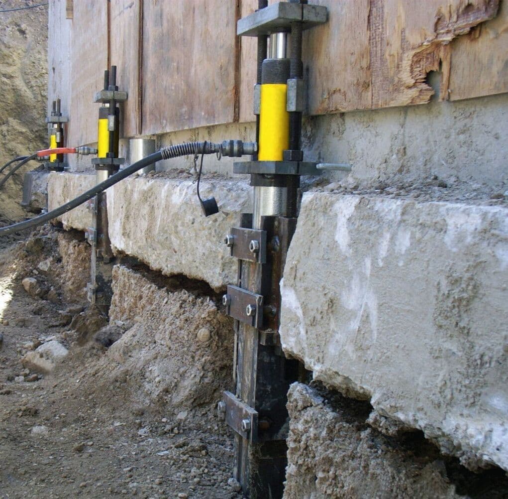 Photo of a push pier
