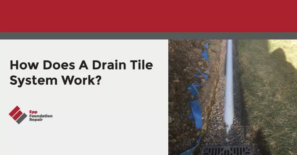 Drain pipe in a ditch.