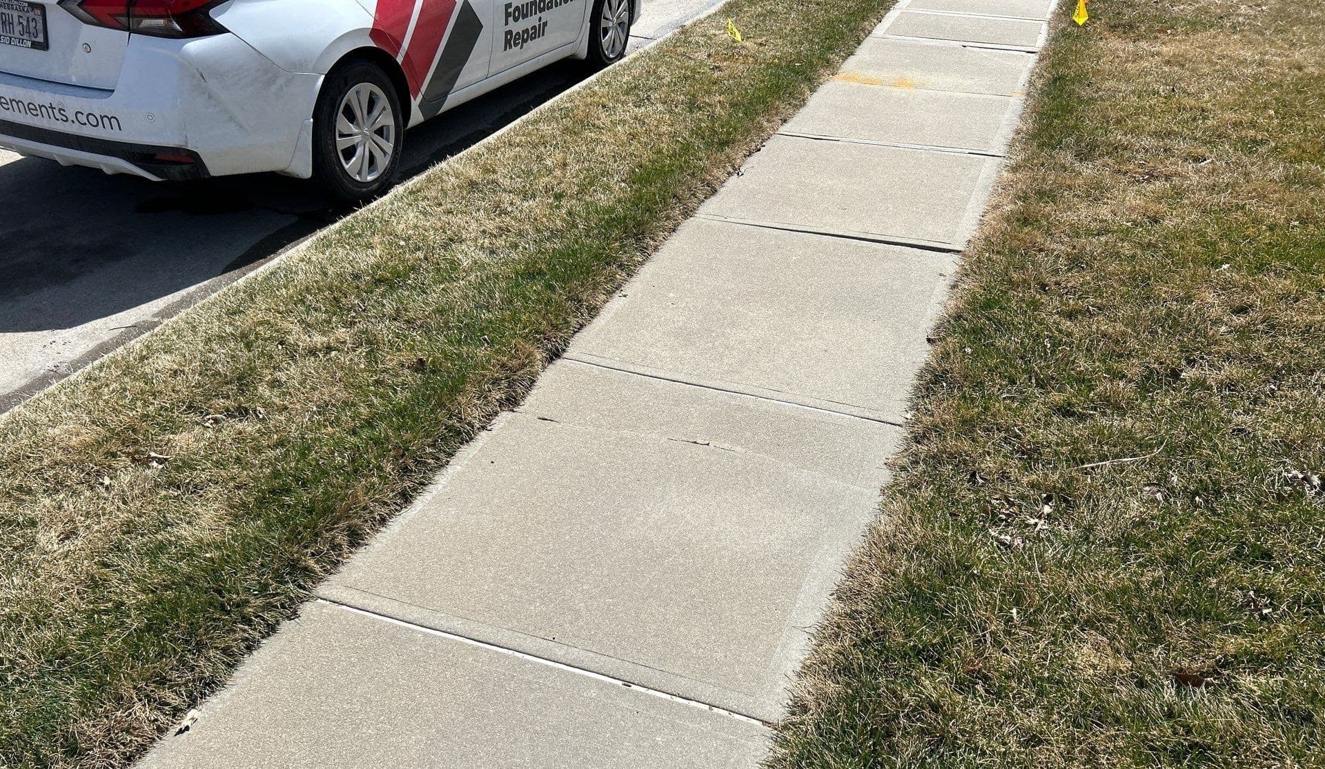 Bellevue, Nebraska. Concrete Leveling