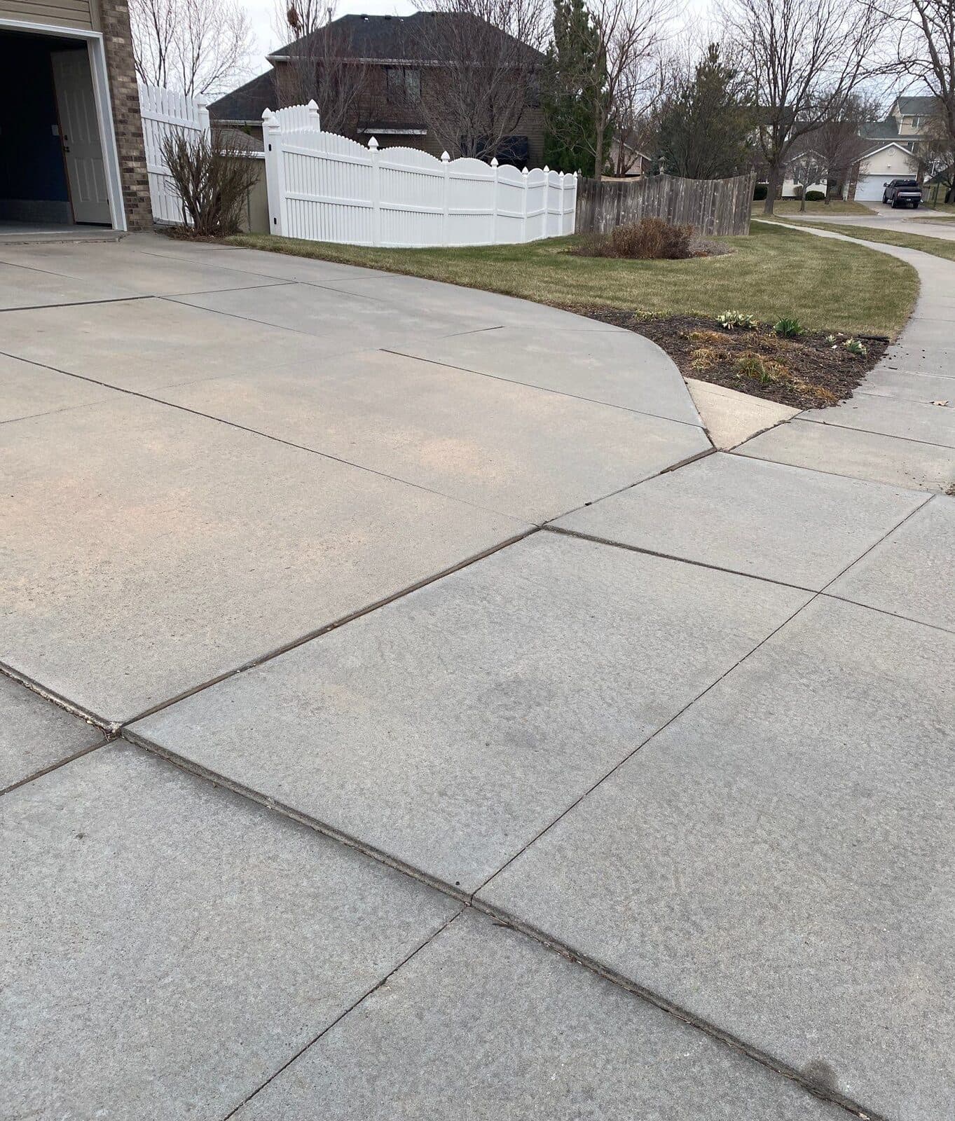 Lincoln, NE. Concrete Leveling