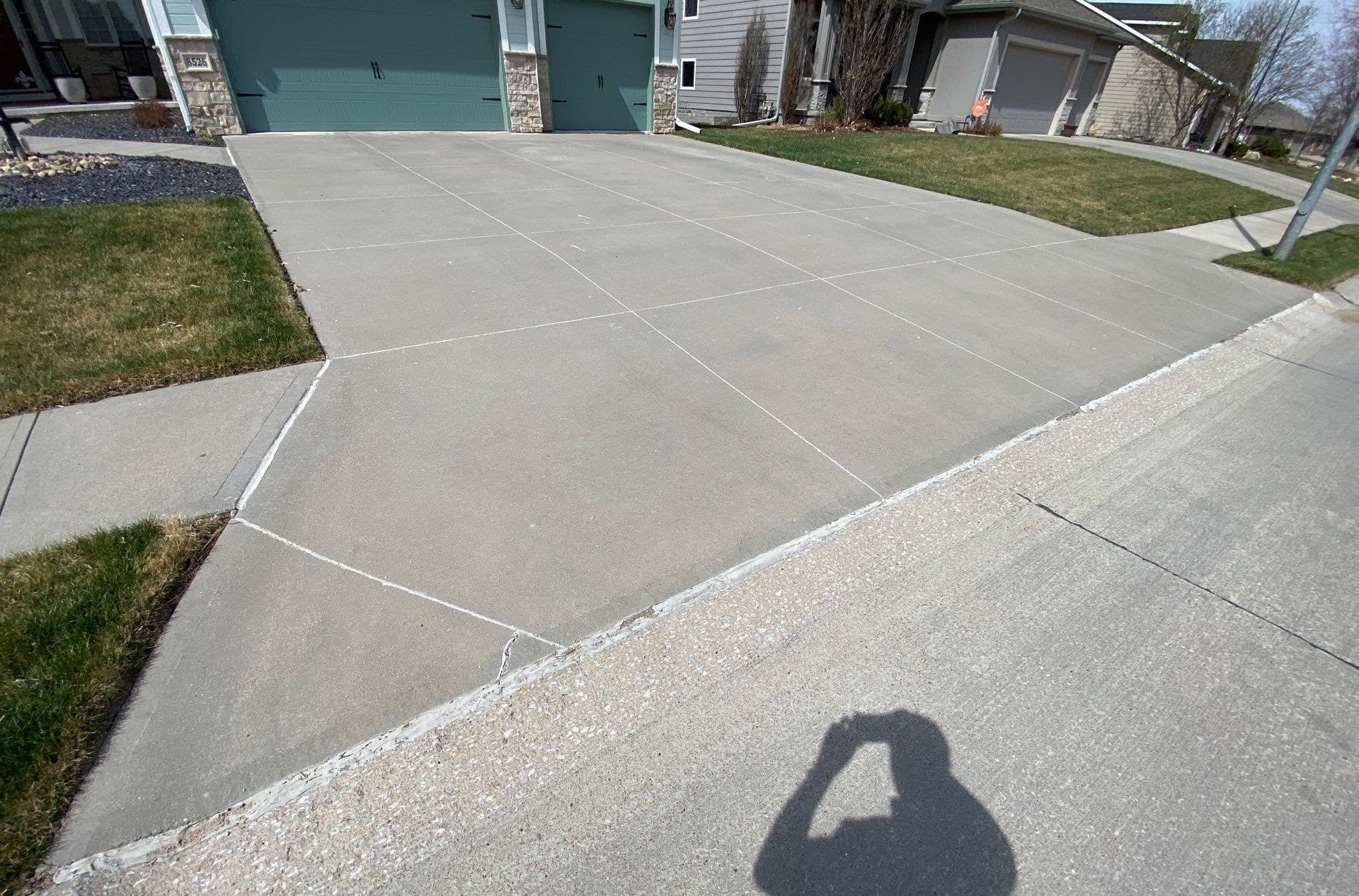 Bennington, Nebraska. Concrete Leveling