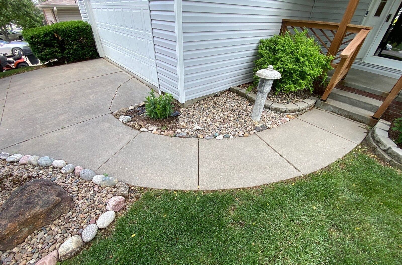 Lincoln, NE. Concrete Leveling