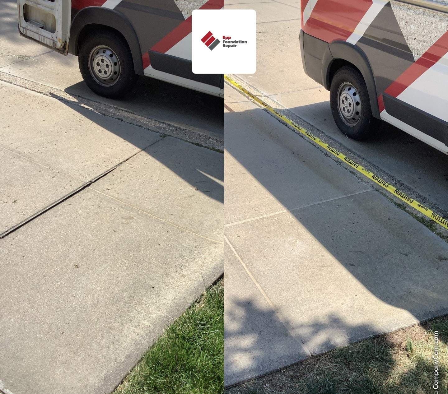Lincoln, NE. Concrete Leveling