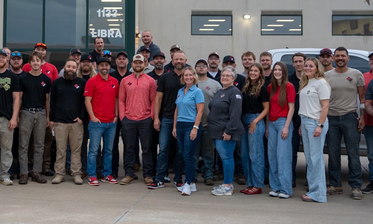 The Epp Foundation Repair team outside the Lincoln headquarters