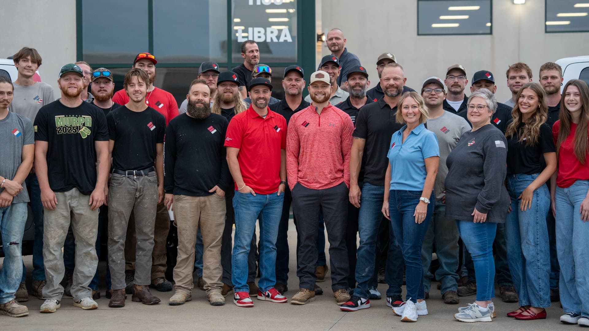 The Epp Foundation Repair team outside the Lincoln headquarters