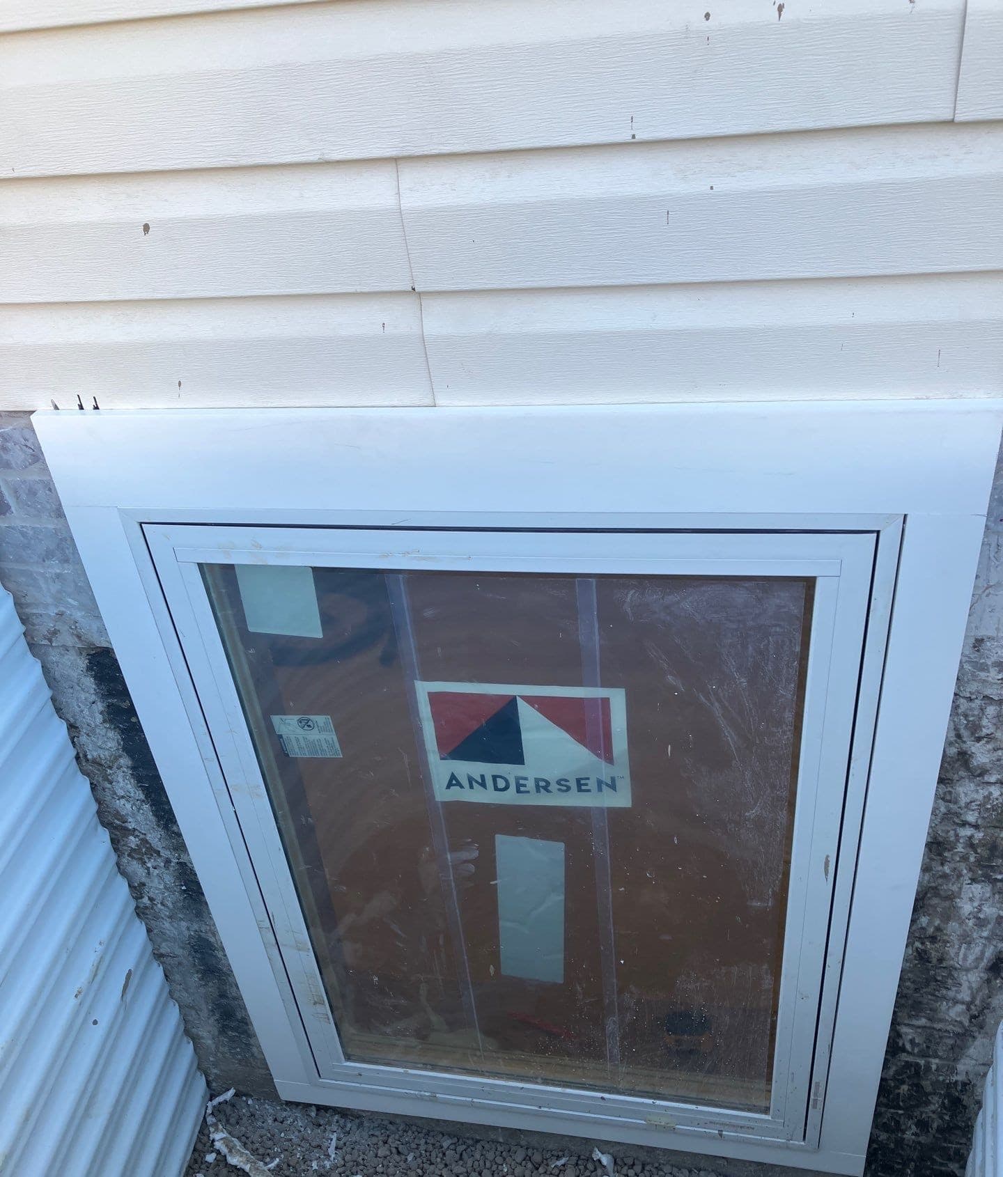 Epp Foundation Repair installing an egress window to enhance basement safety and light in Lincoln, Nebraska.