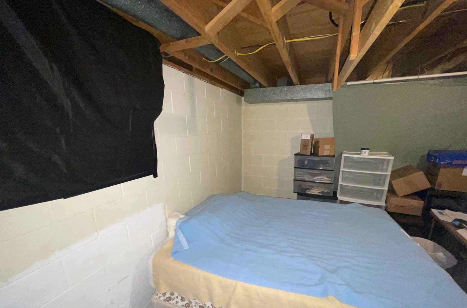 Underlying cause of wet drywall in finished basements in Midwest homes