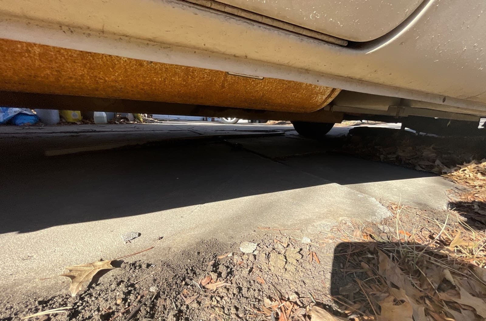 Early warning signs of sinking driveways diagnosed and lifted back to grade on a Midwest home