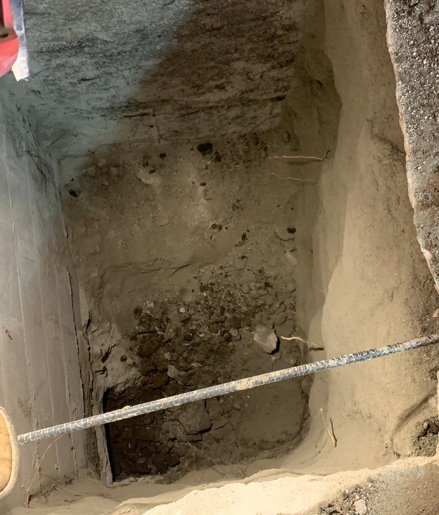 Epp Foundation Repair performing excavation for foundation underpinning alongside a basement wall in Bellevue, NE