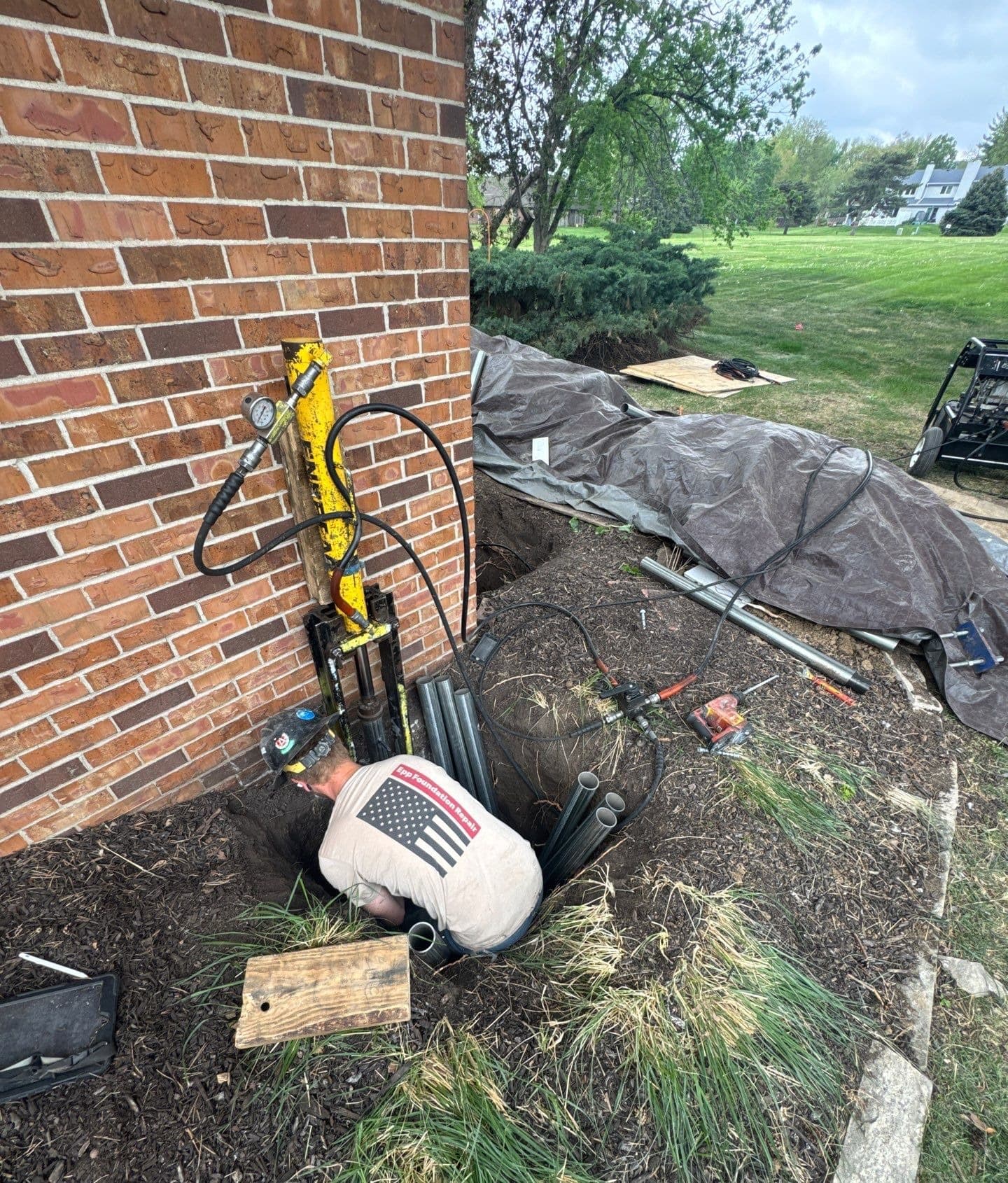 Push Piers explained by Epp Foundation Repair