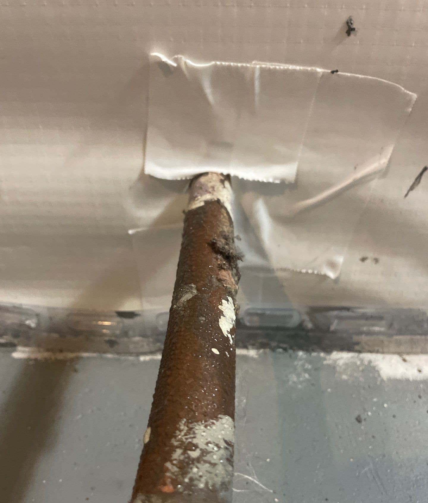 Early warning signs of moisture in crawl space on a Midwest home