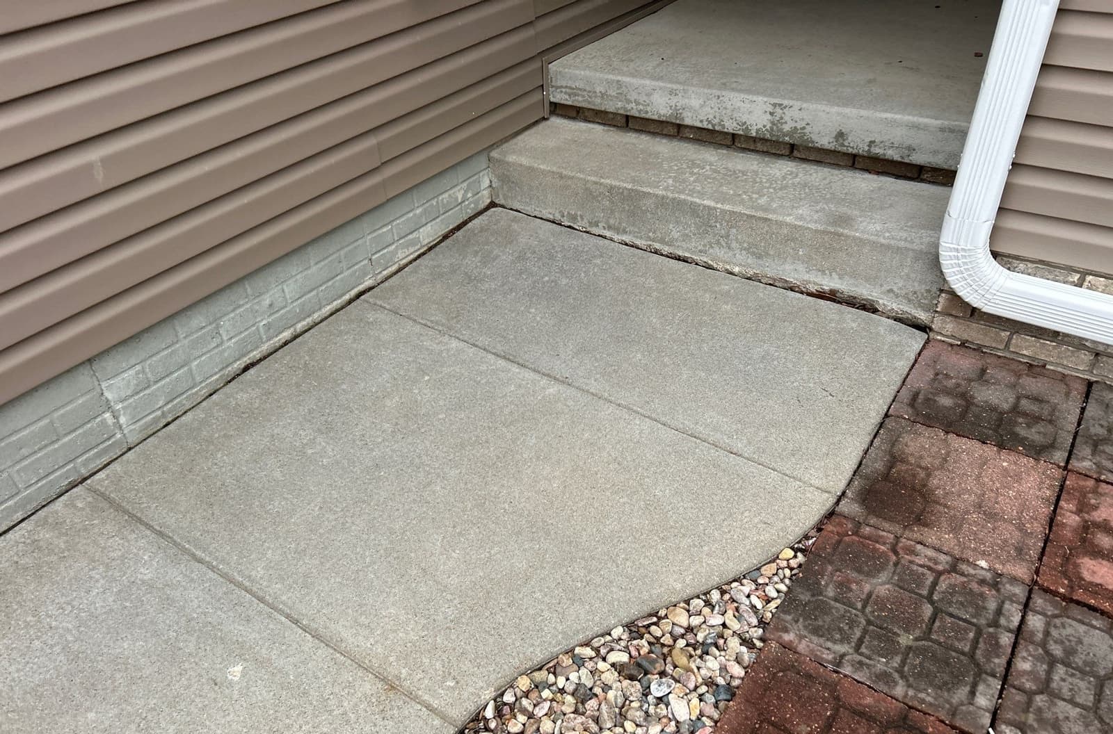 Underlying cause of sinking sidewalks in Midwest homes