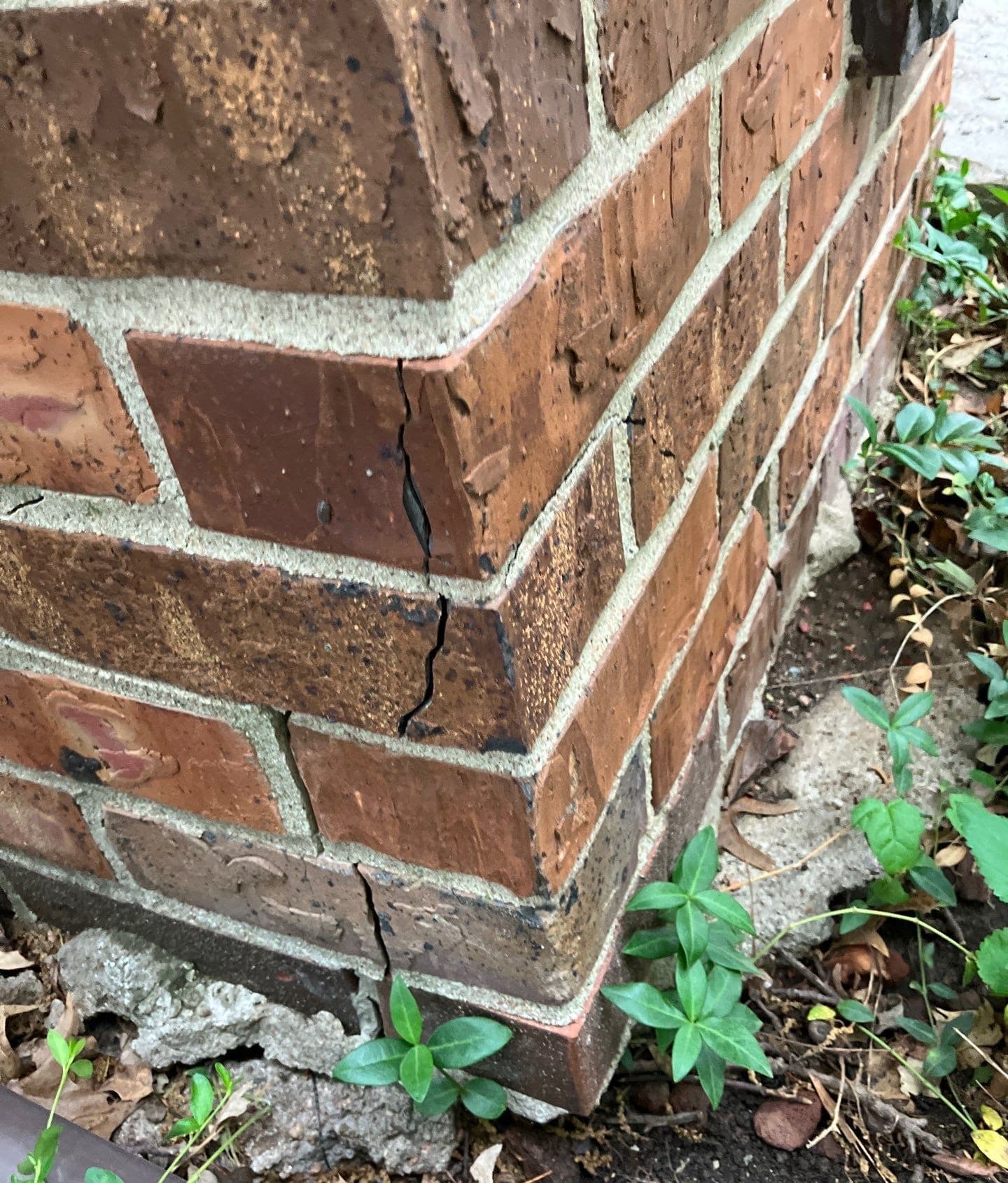 Underlying cause of cracked brick veneer diagnosed and stabilized in Midwest homes