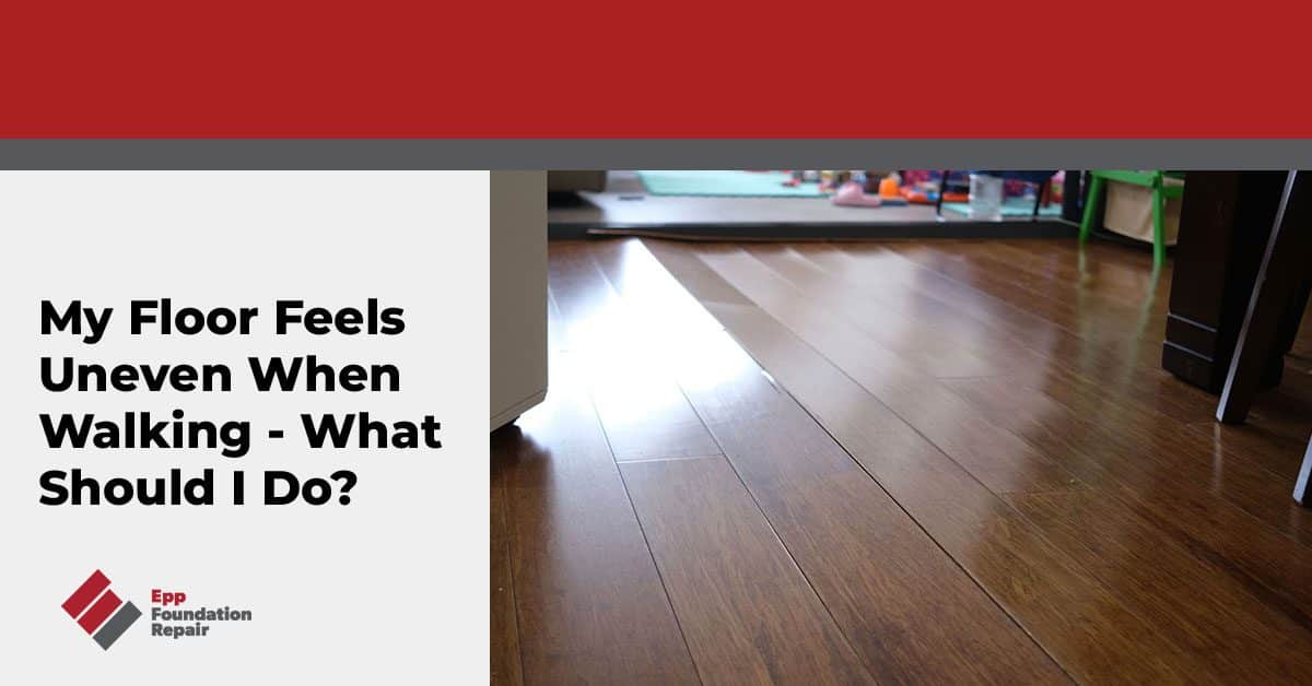 Early warning signs of bouncing floors on a Midwest home