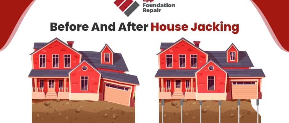 House Jacking with Crawl Space Jacks and Push Piers