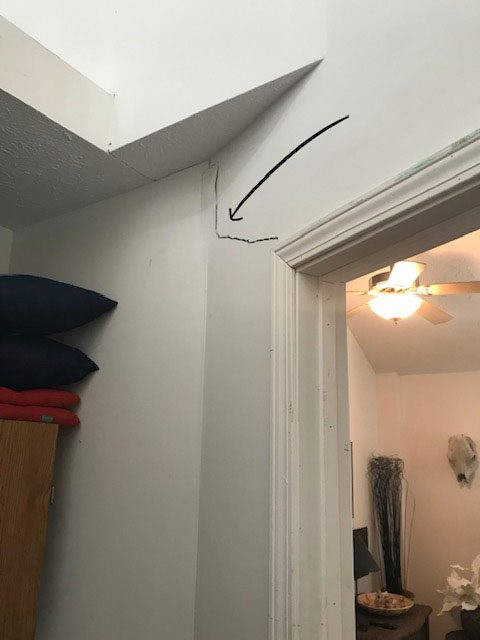 Small hairline cracks can frequently be observed in interior and exterior walls, especially around the areas close to doors and windows, and along the foundation.