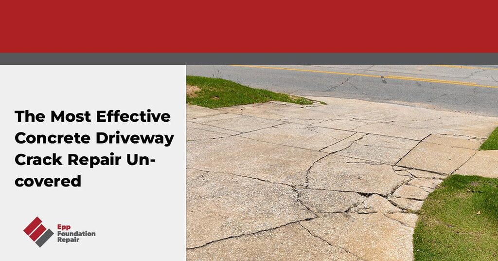 concrete driveway crack repair