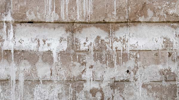 A white or gray powdery substance known as efflorescence can be found on brick, concrete, and stone surfaces. This occurs due to water evaporation, which leaves salt deposits behind.